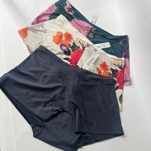 Soma Set of 3 VE Sz Small Boy Shorts Underwear - New with Tags